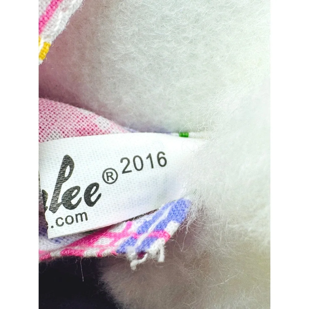 Annalee Easter Bunny Rabbit Couple Pink Plaid Spring Decor 2016 B